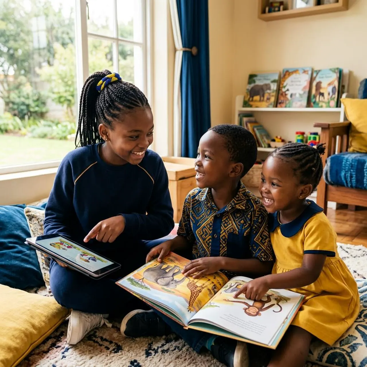 Children progressing from letter sounds to reading with Saving Grace Learn to Read